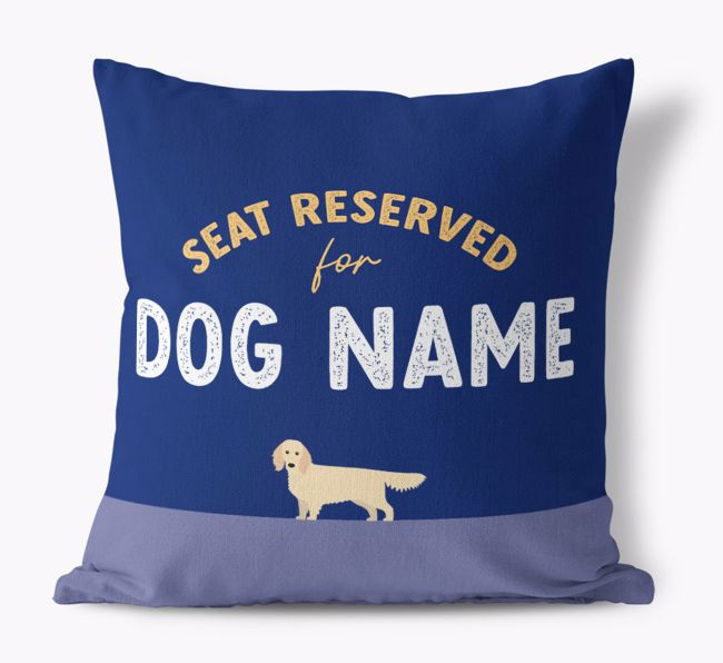 Reserved For: Personalised {breedFullName} Canvas Cushion